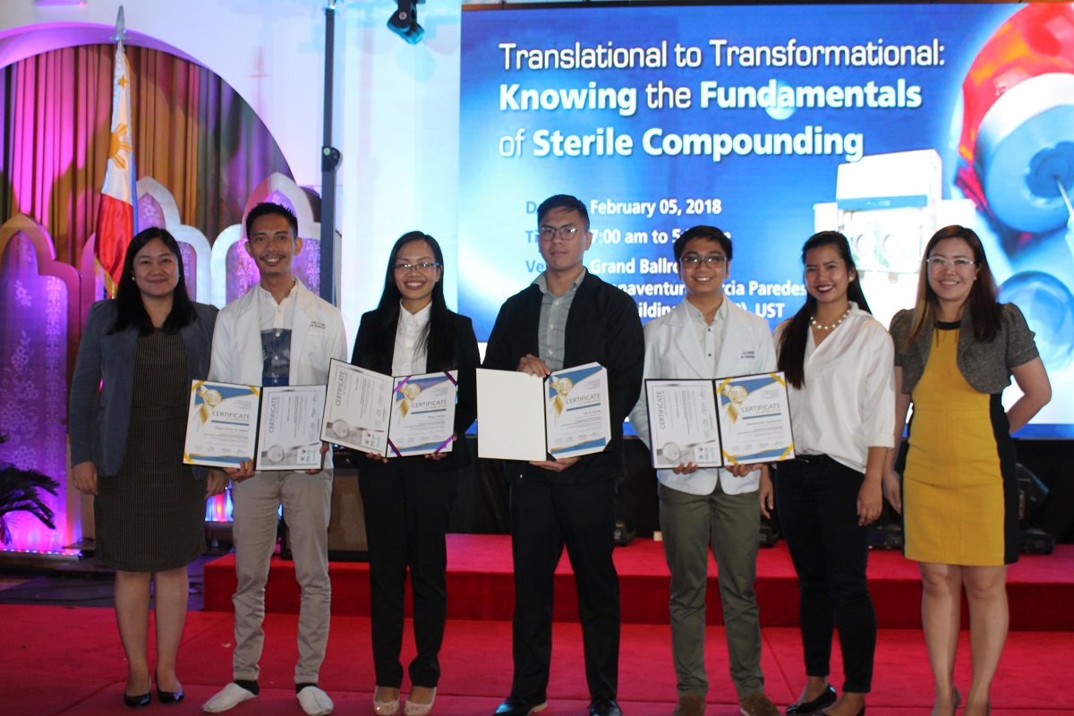 Esco-UST Sterile Compounding Seminar Awarding of Certificates